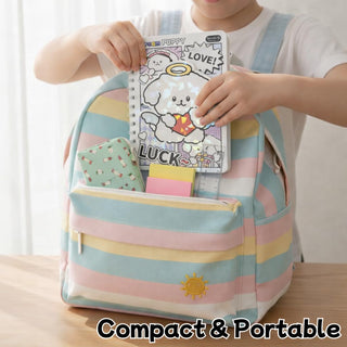 Cream Puppy Kawaii Spiral Notebook & Sticker Gift Set