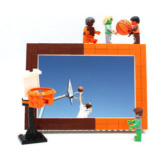 DIY Building Block Photo Frame (Basketball)