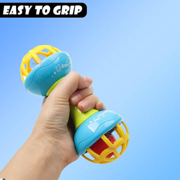 Dumbbell-shaped Rattle for Infants and Toddlers 1pc