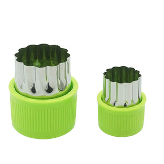 Cute Design Stainless Steel Cutter Set – Pack of 3 (Yellow)