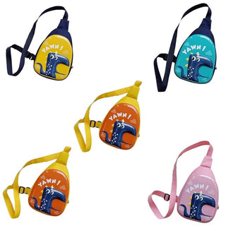 PACK OF 5 - Dino Design Hardshell Colourful Cross body Bags (Prepaid Only)
