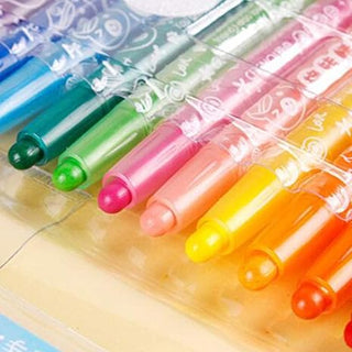 PACK OF 12 -  Color Twist Crayons for Kids for Birthday Return Gift (Small) (Prepaid Only)