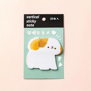 Kawaii Animal Hug Sticky Notes — 30 Sheets | Pack of 4