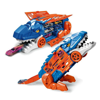 2 in 1 Dino Parking Lot with 6 Die Cast