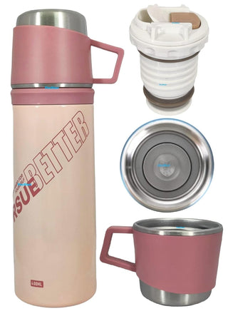 400ML Stainless Steel Vacuum Flask with Cup