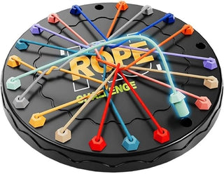 Tangle Twister Rope Puzzle Board Game for Kids – Colourful Untangling Brain Teaser Toy