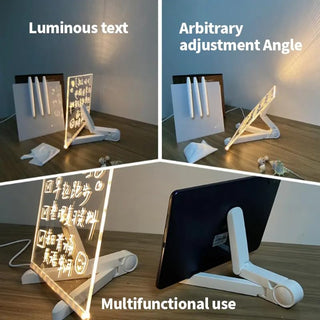 DIY 3D Acrylic LED Writing Message Board for Kids