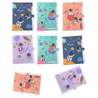 PACK OF 12 - Space Theme 6 Pockets File Folder for Kids Birthday Return Gift (Prepaid Only)