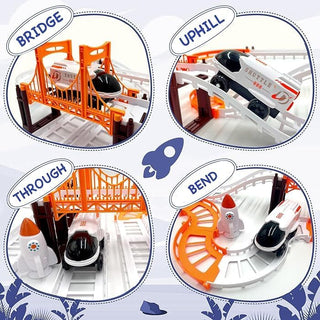 Outer Space Track Set Spaceman Railway Space Track Toy