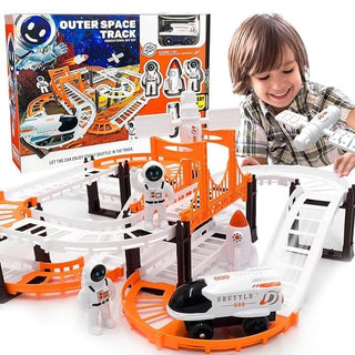 Outer Space Track Set Spaceman Railway Space Track Toy