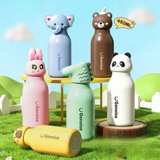 Chicu Tom Kawaii Animal Insulated Water Bottle 480ml