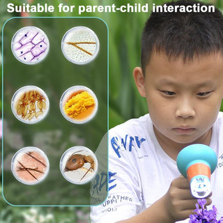 2-in-1 Digital Microscope Kit for Kids | Magnification with Screen (Prepaid Only)