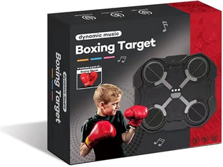 Music Boxing Target Machine with LED Lights & Boxing Gloves (Prepaid Only)