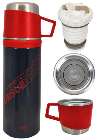 400ML Stainless Steel Vacuum Flask with Cup