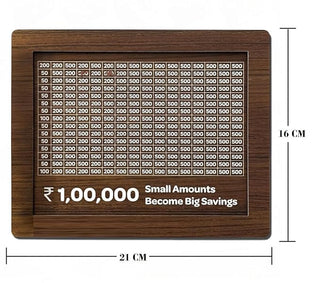 1,00,000 Savings Challenge Piggy Bank