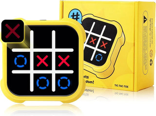 3-in-1 Electronic Tic Tac Toe & Memory Game – Portable Handheld Puzzle Console (Random Colour)