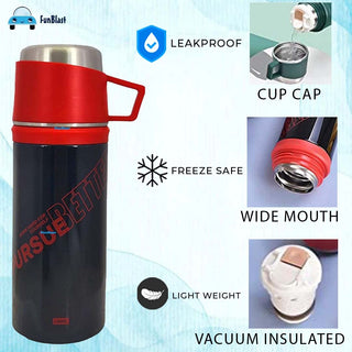 400ML Stainless Steel Vacuum Flask with Cup