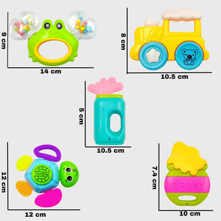 Rattles Toys for Babies Sound Rattle Toy (5 Rattle Set)