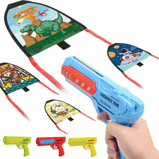 2 in 1 Glider Kite Launcher Toy for Outdoor Adventure (Random Color)