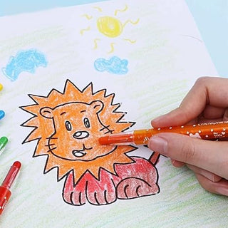 PACK OF 12 -  Color Twist Crayons for Kids for Birthday Return Gift (Small) (Prepaid Only)