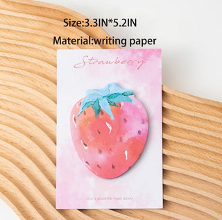 Kawaii Fruit Shaped Sticky Notes | Memo Pads for Kids (Pack of 4)