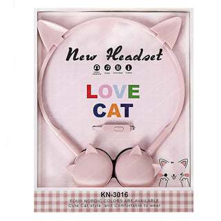 cat design headphone