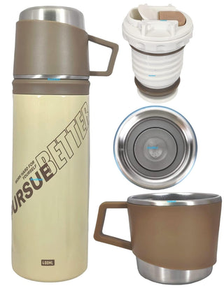 400ML Stainless Steel Vacuum Flask with Cup