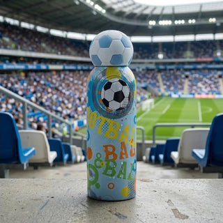 Football Cap Stainless Steel Water Bottle for Kids