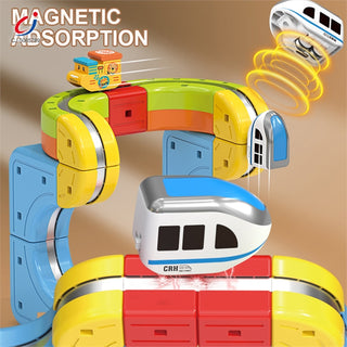 High-Tech DIY Magnetic Train Building Blocks – Electric Anti-Gravity Track Set
