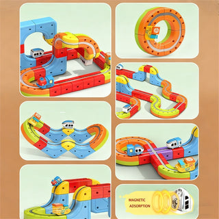 High-Tech DIY Magnetic Train Building Blocks – Electric Anti-Gravity Track Set