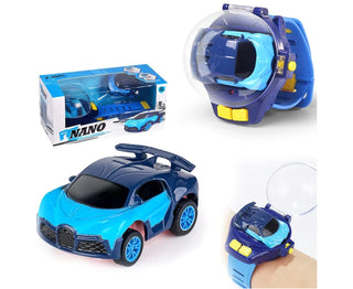 Miniature Remote Controlled Wristwatch Toy Racing Car for Kids