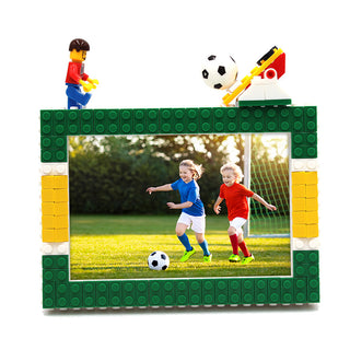 DIY Building Block Photo Frame (Football)
