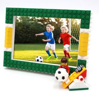 DIY Building Block Photo Frame (Football)