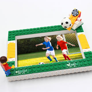 DIY Building Block Photo Frame (Football)