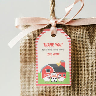 Personalized Thank You Tags for Return Gifts – Sheep (18 Pcs) (PREPAID ONLY)
