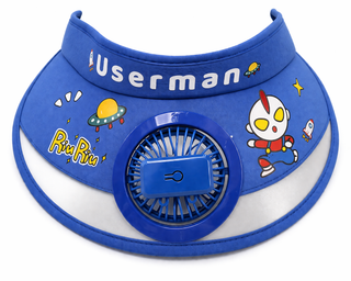 Stay Cool and Stylish with our Animal-Themed Summer Sun Visor Cap: Adjustable Strap and Built-in Fan
