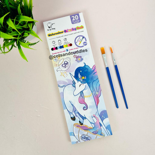 2-in-1 Water Color Doodling and Magic Water Painting Book