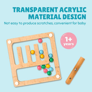 Wooden Magnetic Maze for Kids
