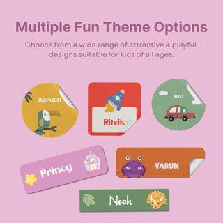 Personalized Name Labels Combo - Lama Drama - Pack of 54 (PREPAID ORDER)