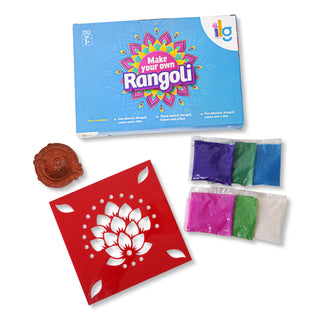 Diwali DIY Rangoli Kit - Traditional Rangoli Each 299 (Pack of 5)