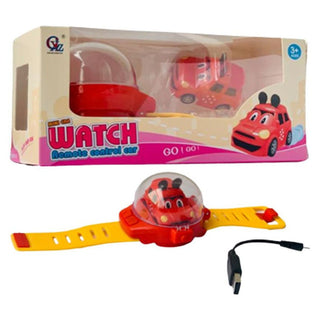 Miniature Remote Controlled Wristwatch Toy Racing Car for Kids