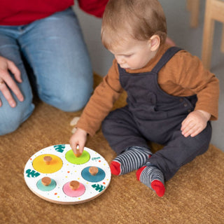 Wooden Peekaboo Board for Kids
