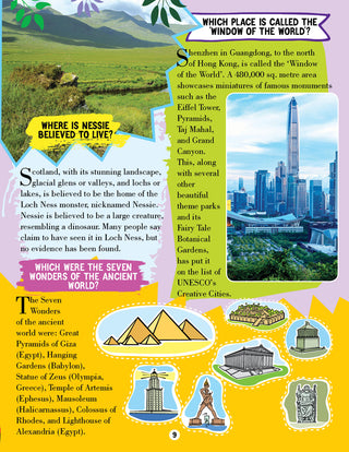 Amazing Places Encyclopedia for Children Age 5 - 15 Years- All About Trivia Questions and Answers