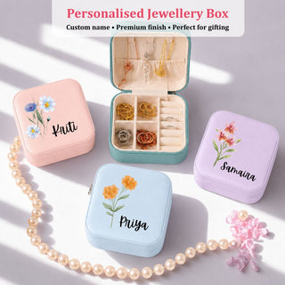 Personalised Jewellery Box - Floral (PREPAID ONLY)