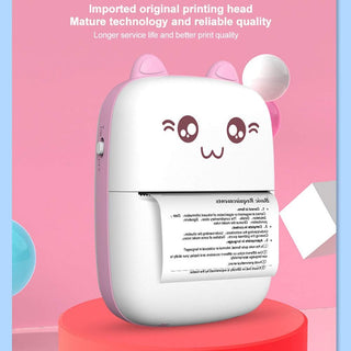 Cute Mini Portable Thermal Bluetooth Printer