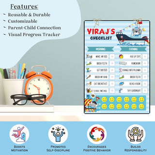 Daily Reward Chart Personalised Sailor (PREPAID ONLY)