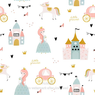 Beautiful Princess Castle Theme printed Gift Wrap- Set of 10