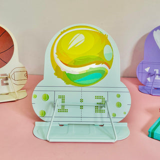 Sports Theme Metal Book Stand – Adjustable Reading Holder for Kids (Random Design)