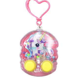 Unicorn Keychain Water Game Toy