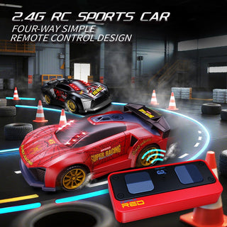 2-Player Infrared Battle RC Car – Shoot & Knock-Down Action Game (Random Design)